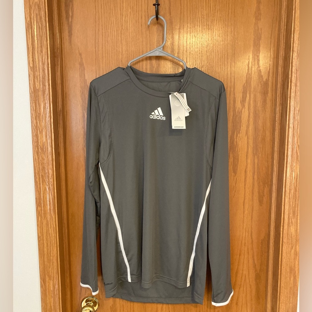 Adidas Grey longsleeve Dri fit tee